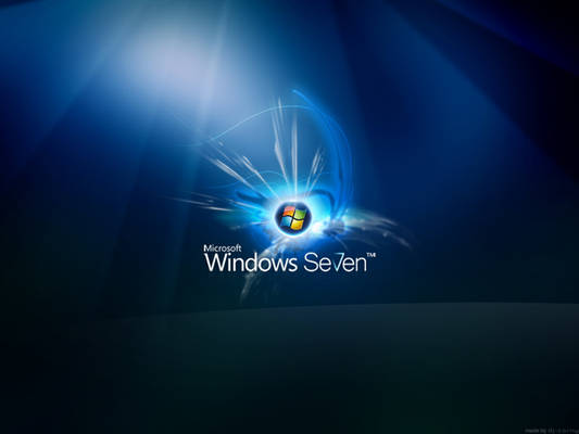 Windows Seven Glow Wallpaper