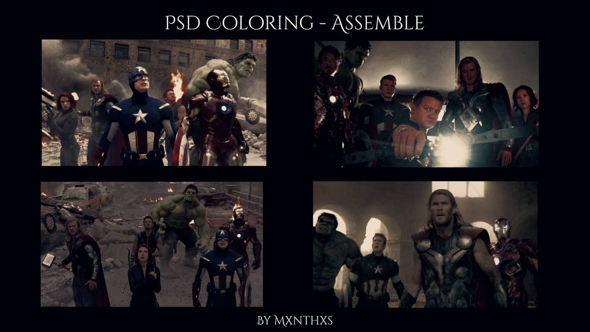 Psd Coloring Assemble by Mxnthxs on DeviantArt