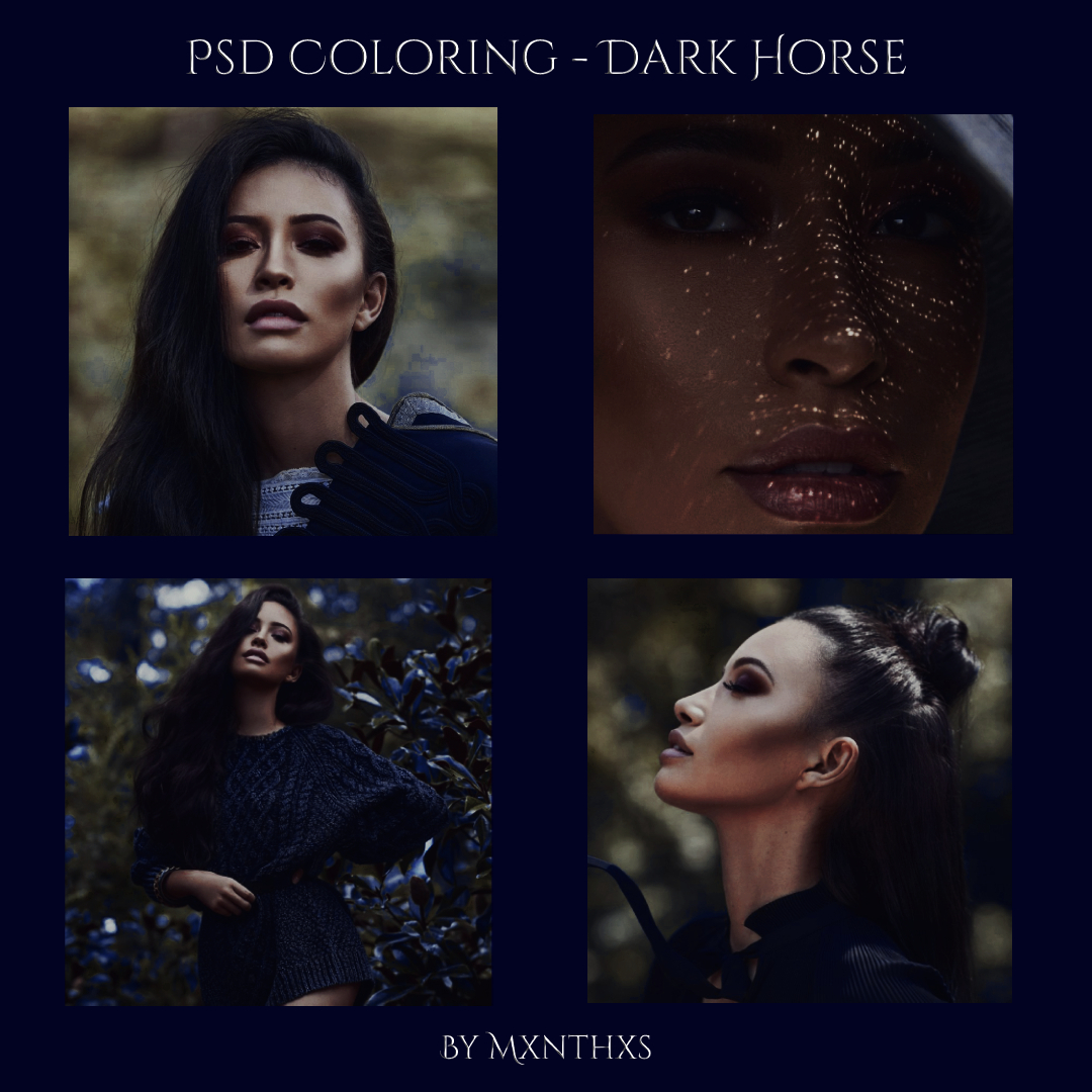 Psd Coloring Dark Horse by Mxnthxs on DeviantArt