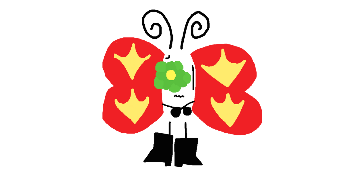 Festive Flower Butterfly by anotherobjectshow on DeviantArt