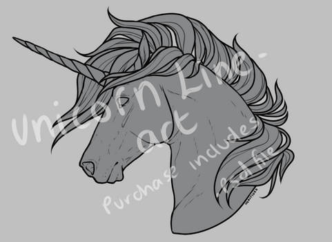 Unicorn Lineart