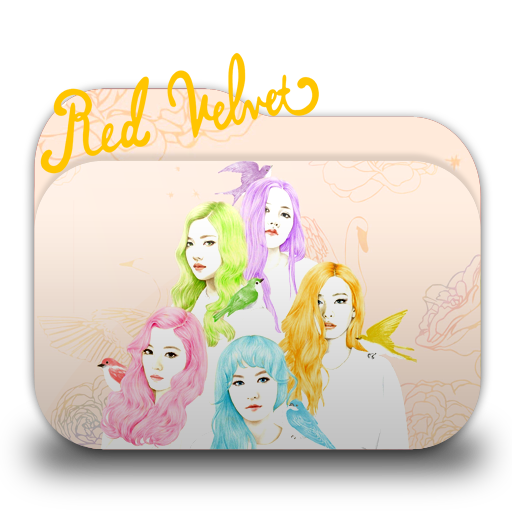 Red Velvet Folder Icon by bowliingz on DeviantArt