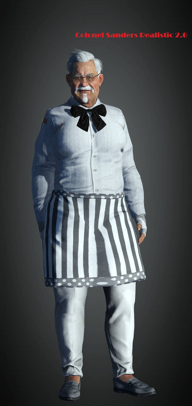 Colonel Sanders Realistic 2.01 by XXDownToEarthfooXX on DeviantArt
