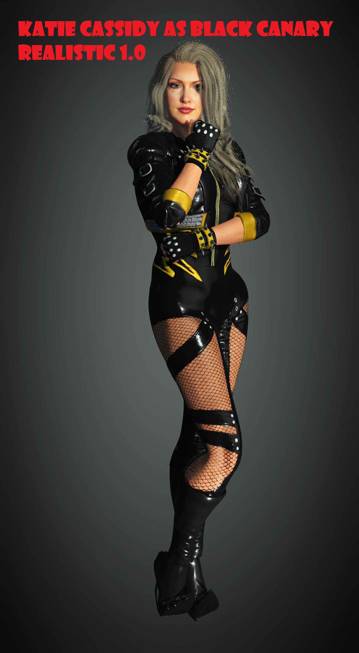 Katie Cassidy as Black Canary Realistic 1.0 by XXDownToEarthfooXX on ...