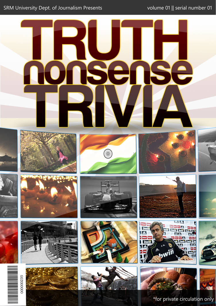 Truth Nonsense Trivia Magazine by lordbunty on DeviantArt