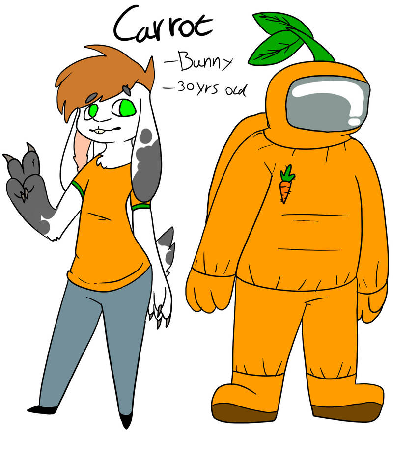 Among Us oc Carrot by BonesAmanita684 on DeviantArt