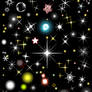 Star lights vector brushes2