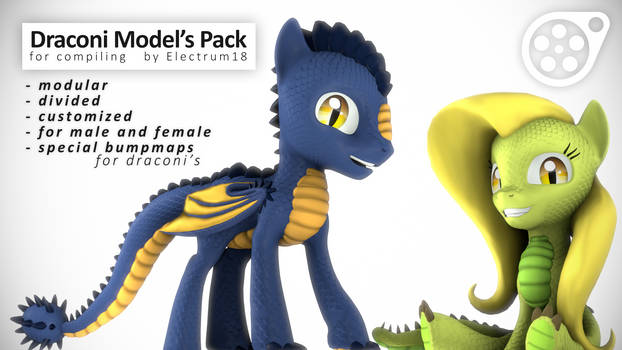 Electrum's Draconi model's pack