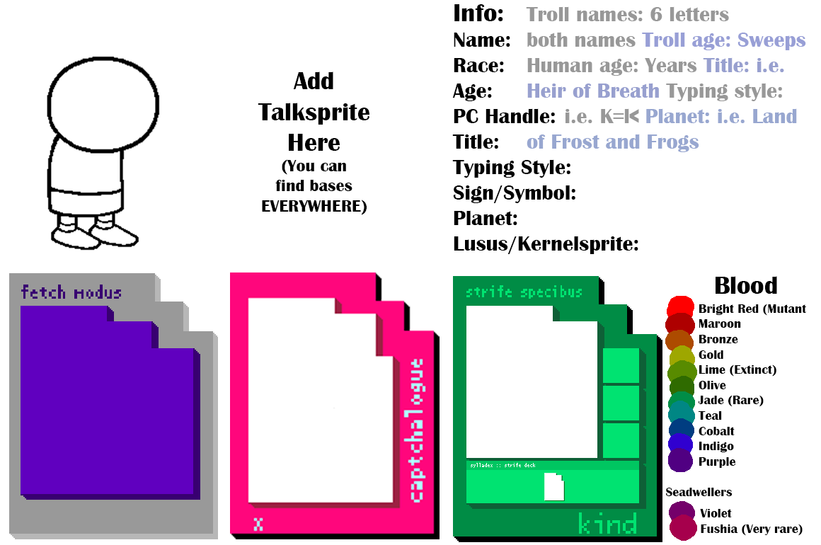 SelfMade Homestuck Template by LiliePostIts on DeviantArt SelfMade Homestuck Template by LiliePostIts on DeviantArt