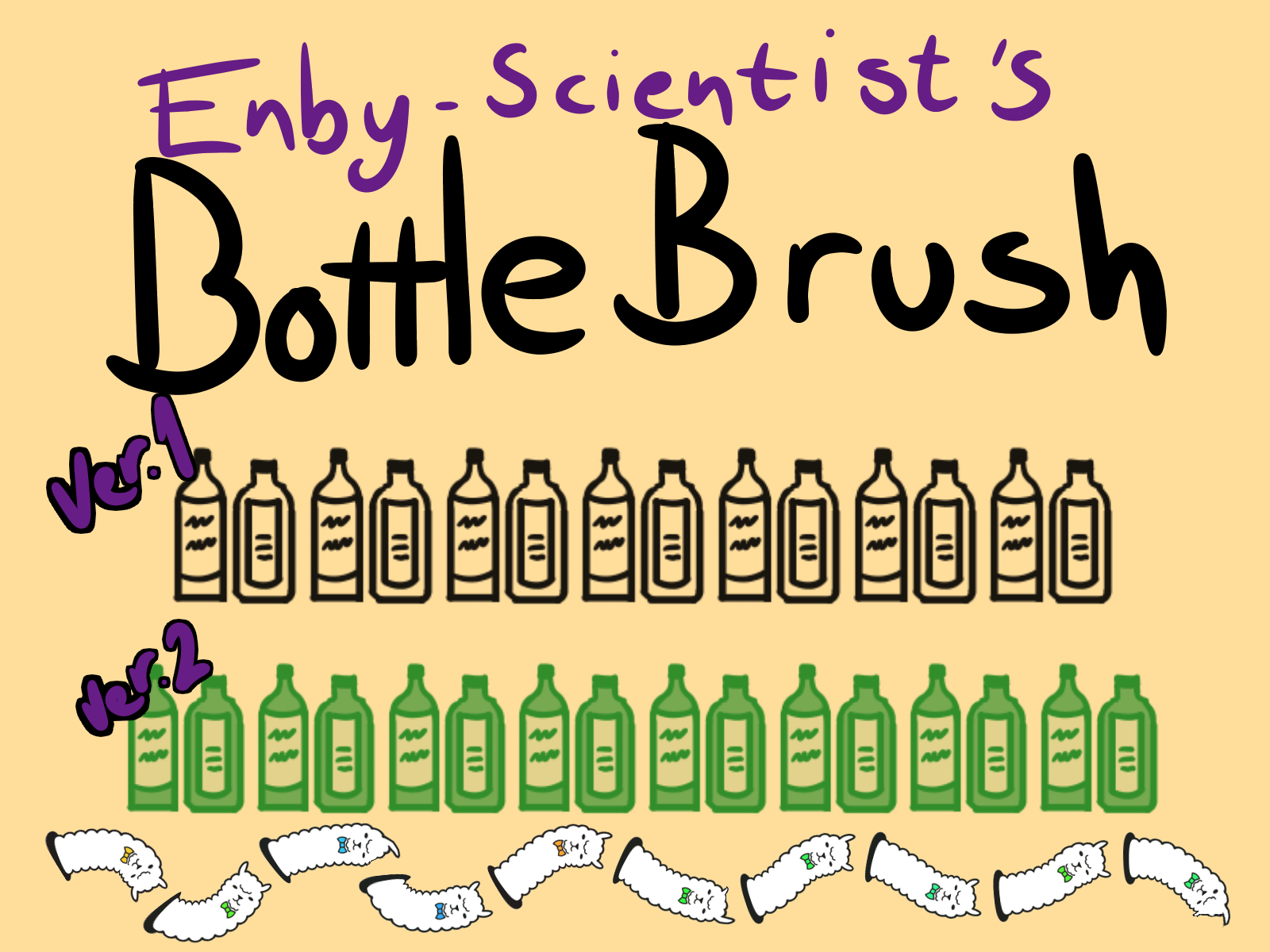 Bottle Brushes for Firealpaca and Medibang by EnbyScientist on DeviantArt