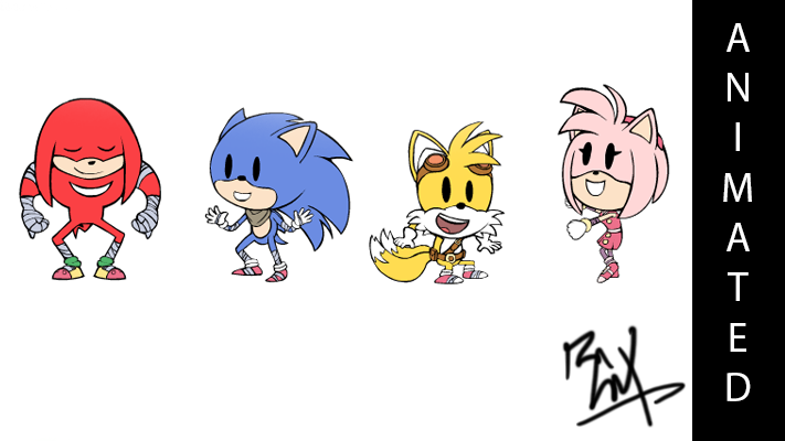 SONIC BOOM GO - Chibis