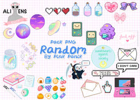 Pack PNG RANDOM By Pink Panik