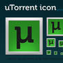 uTorrent icon grey border