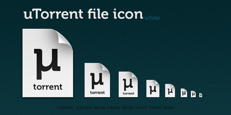 uTorrent white file icon