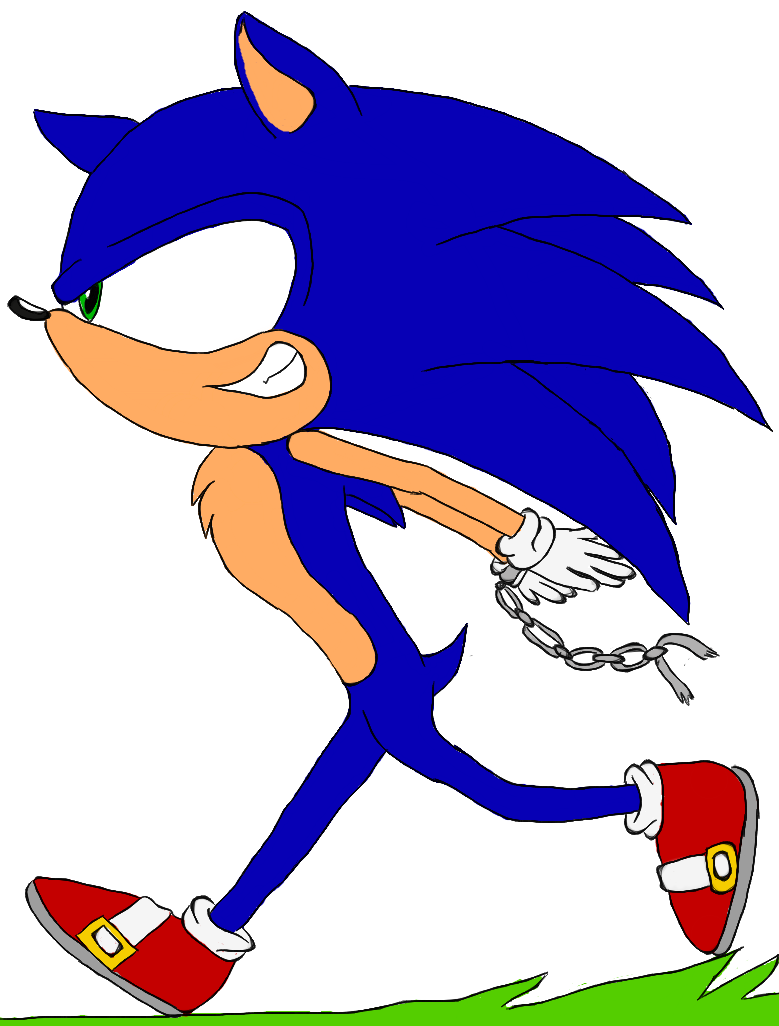 Соник бежит картинки