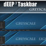dEEP 7 Greyscale Taskbar
