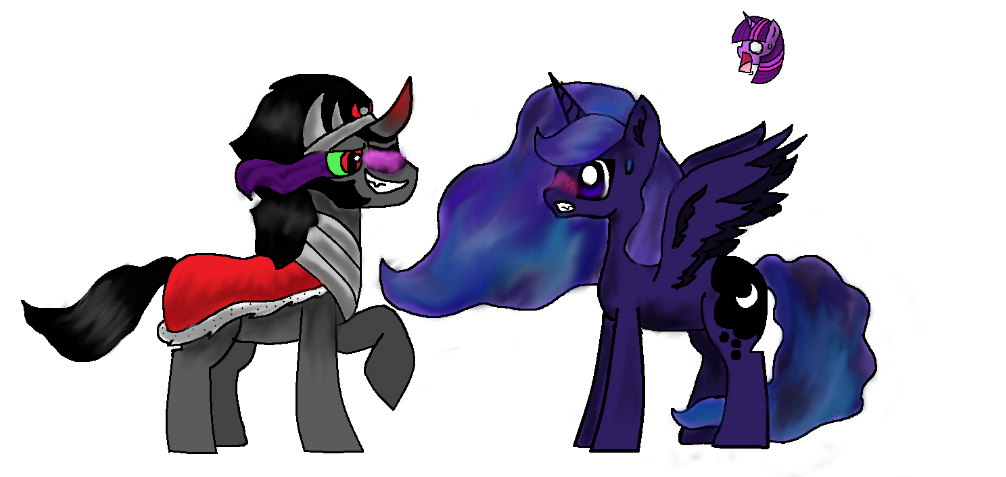 Luna X Sombra by HappyTheFlyingKitteh on DeviantArt