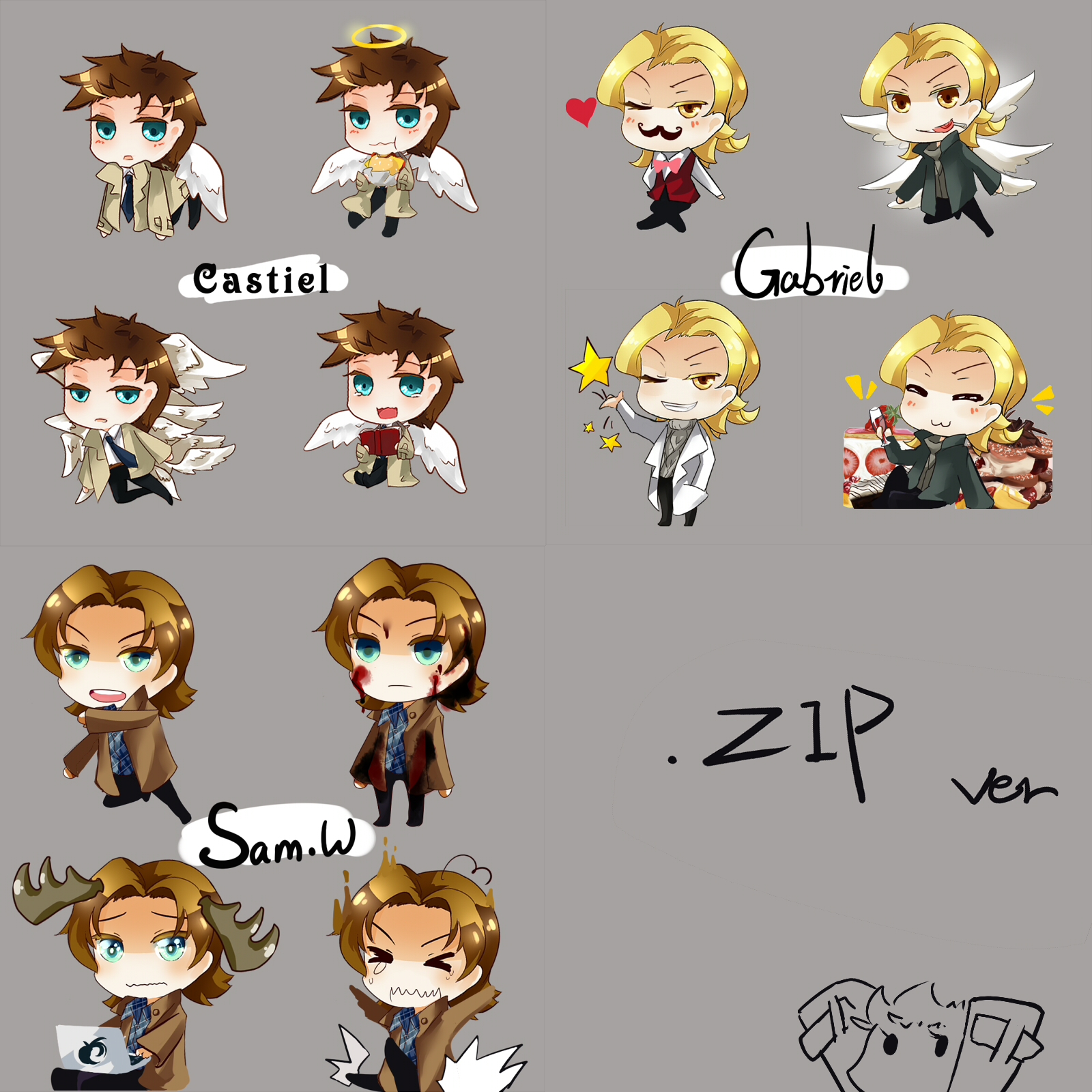 SPN Shimeji ZIP_file by HZink on DeviantArt