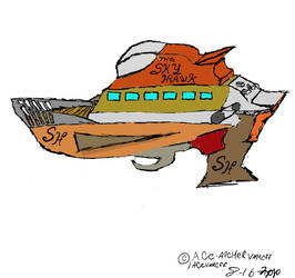 The Sky Hawk Airship