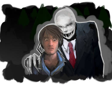 Pewdie in Slender (Animation)