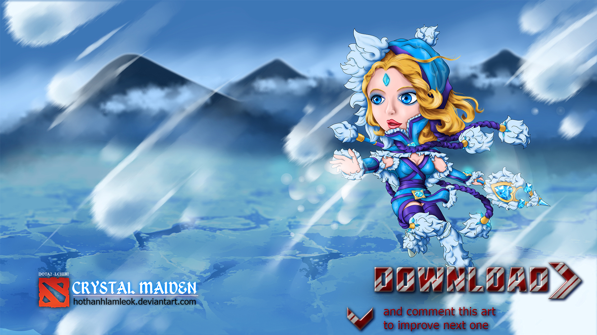 Dota 2 Chibi - CRYSTAL MAIDEN (Official)