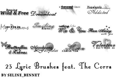 Icon Text Brushes