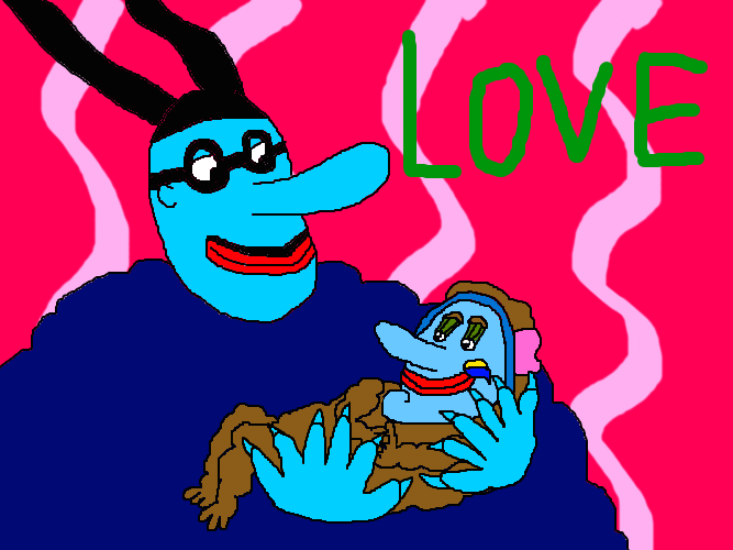 Blue Meanie meet cute Jeremy by nickel8 on DeviantArt