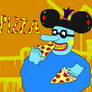 Jewel eat pizza