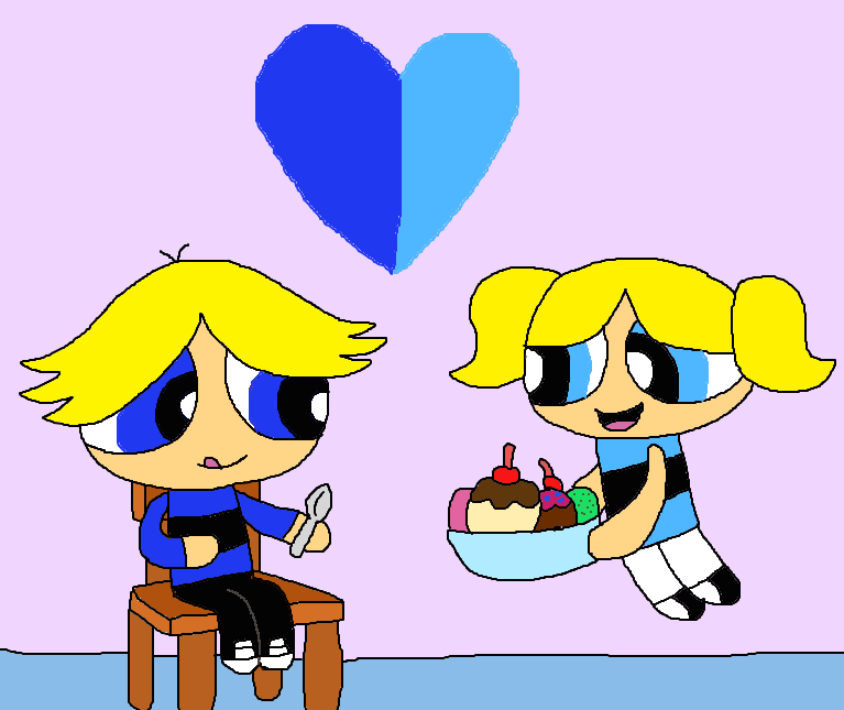 Bubbles Give A Ice Cream For Boomer By Nickel8 On Deviantart