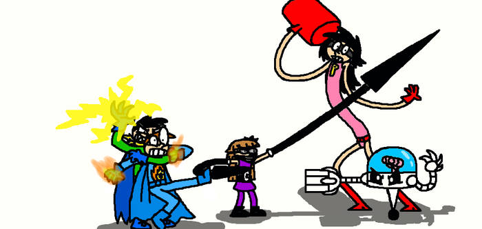 A usual fight with Master Mind