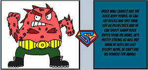 Super Weirdos Profile series 3 Brick Wall