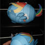 MLP: Rainbow Dash Blob papercraft