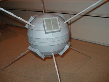 Full size Vanguard 1 Spacecraft papercraft