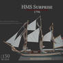 HMS Surprise Paper Model