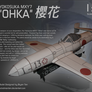 MXY7 Ohka Kamikaze Rocket Paper Model