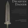 Skyrim - Dwarven Dagger Paper Model
