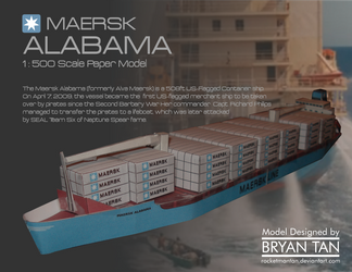 Maersk Alabama Paper Model