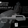 HALO - BR55HB Service Rifle Paper Model Kit