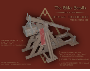 Elder Scrolls Online - Trebuchet Paper Model Kit