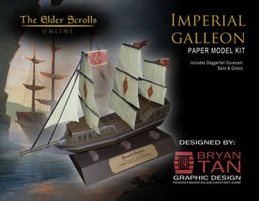 Elder Scrolls Online - Imperial Galleon Papercraft