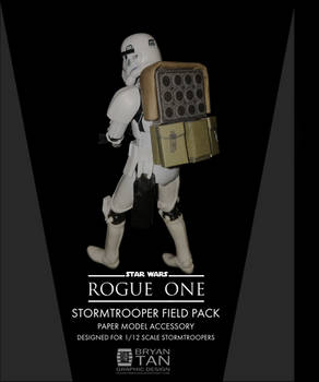 Rogue One - Stormtrooper Backpack Papercraft