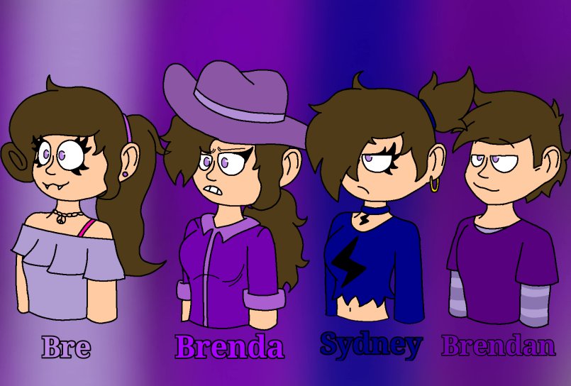 me and my alternate versions of myself (remake) by Bretheswan on DeviantArt