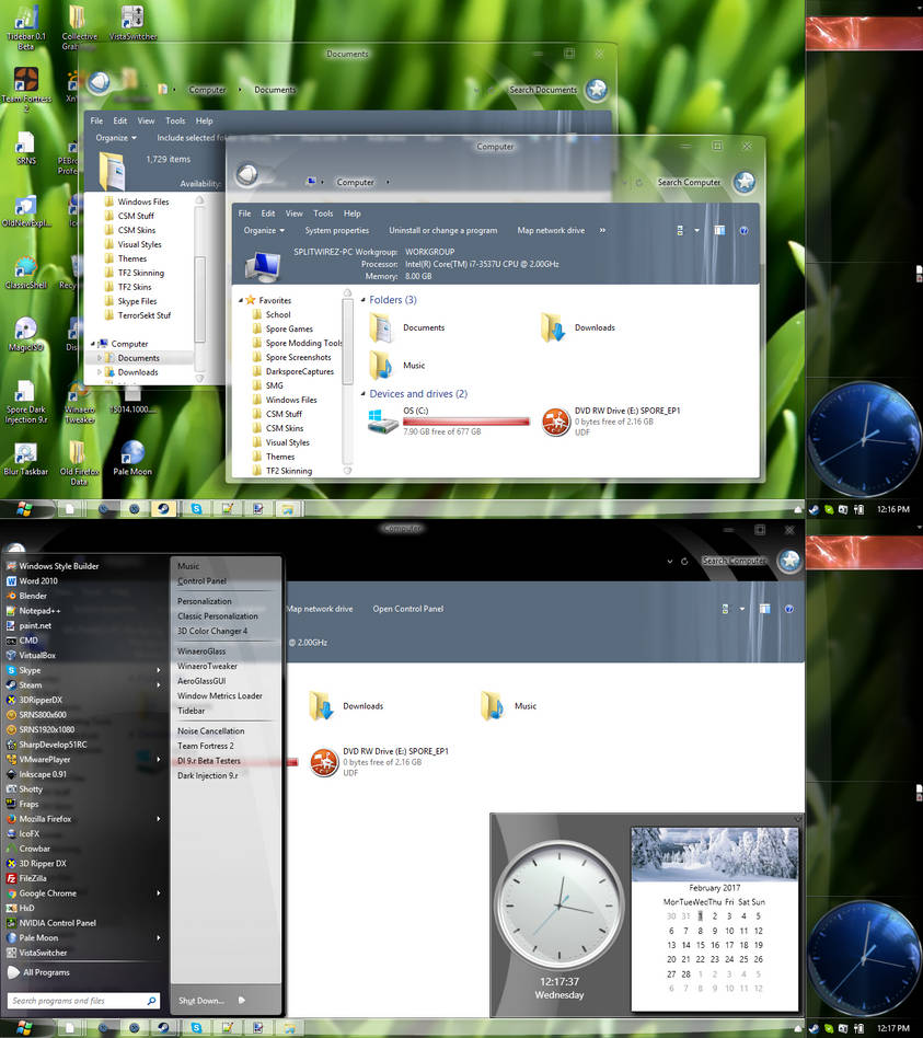 Reflect Visual Style (Windows 8.1) (Preview 10) by Rob55Rod on DeviantArt