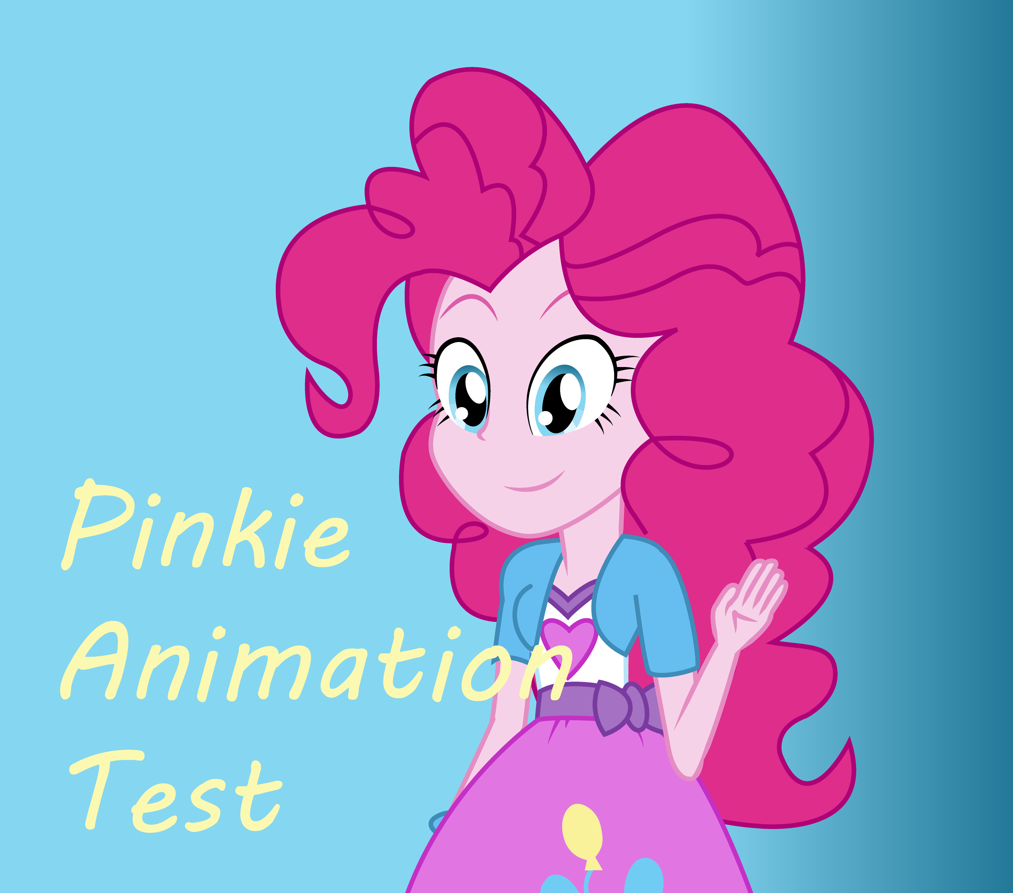 [Animation Test] Pinkie Pie says 'Hi!' by Amante56 on DeviantArt