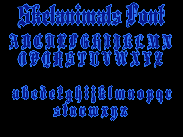 Text Skelles Skelanimals Font by xXxDiamondxXx on DeviantArt