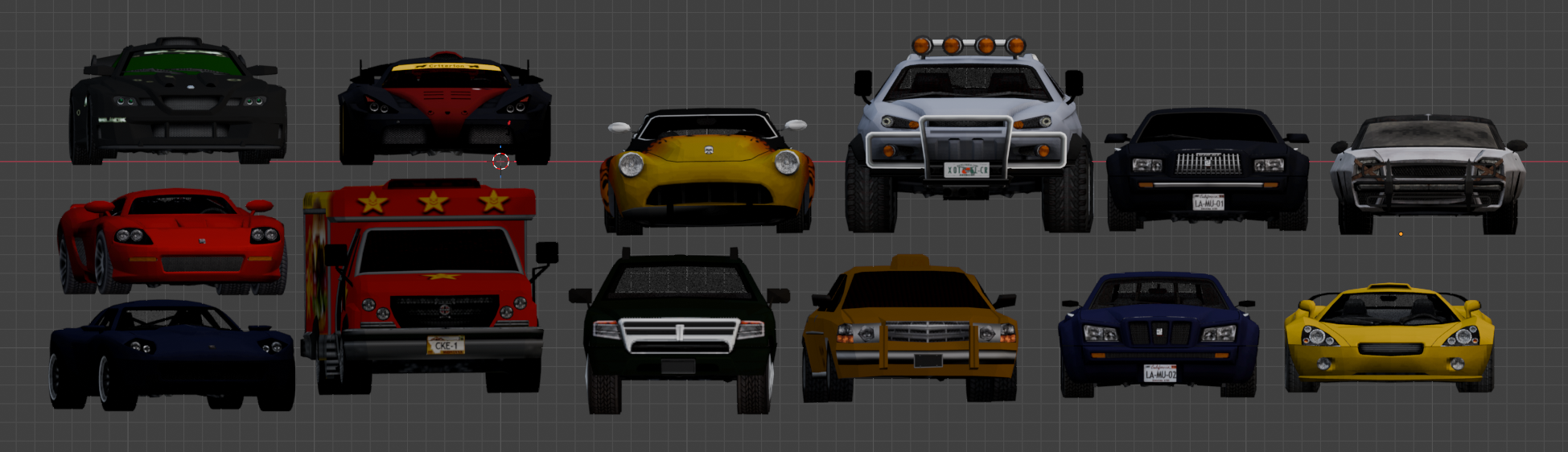 Deviantart Cars Model Pack Burnout Revenge PS2 Models Pack by FranchuMar on DeviantArt