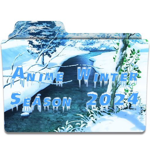 All Anime Folder Icons of the Winter Season 2024 by MysticalShadow66 on