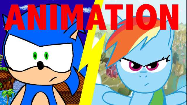 Sonic vs Rainbow Dash Preview by MegaJamesStudios on DeviantArt