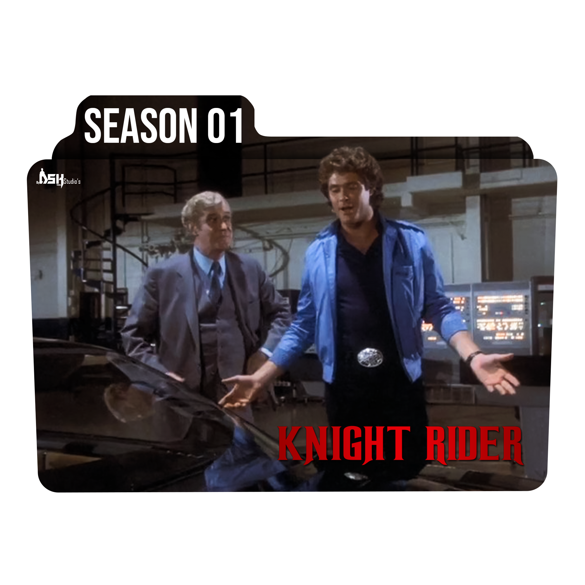 Knight Rider Folder Icon Season 01 by DSKStudiosl on DeviantArt