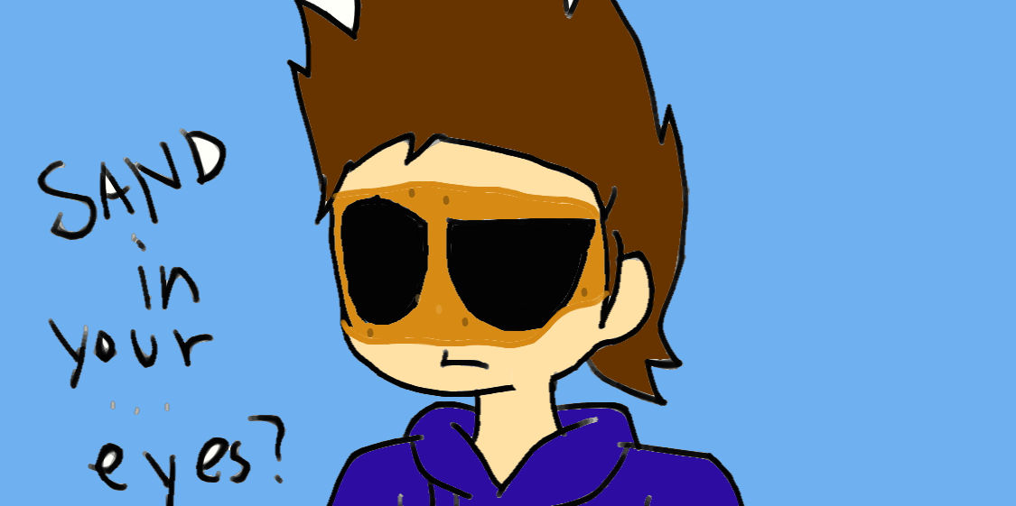 Sand in eyes by AwkwardStufz on DeviantArt